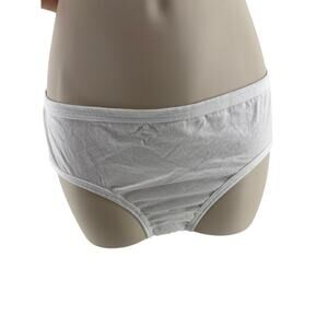 Fruit of Loom Cotton White Panty Underwear Womens Size 6